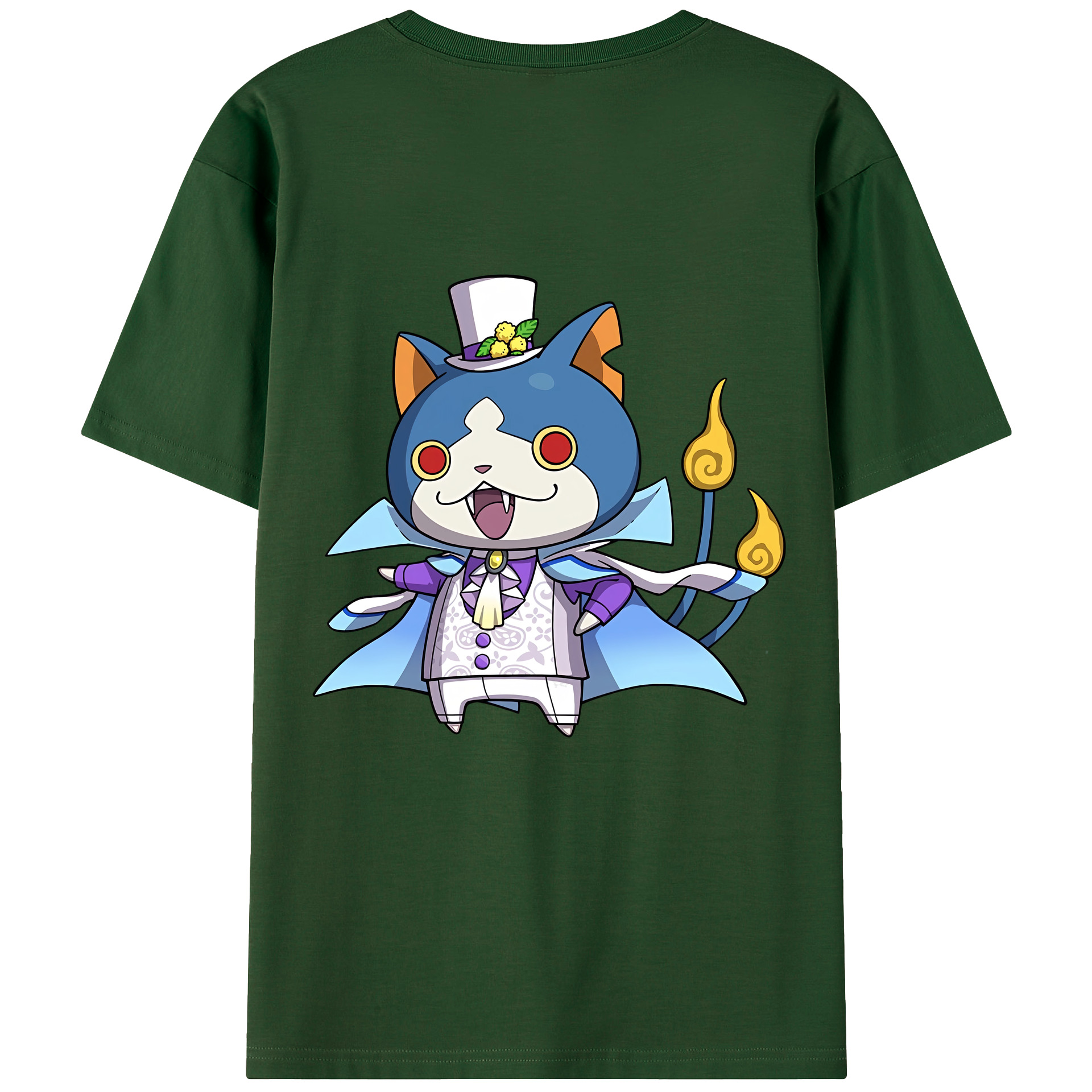 （画像用） 妖怪ウォッチ Yo-kai Watch 綿100％半袖Tシャツ（背面プリント）
